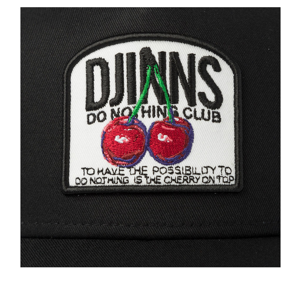 Бейсболка DJINNS арт. HFT DNC Cherry (черный)  фото 4