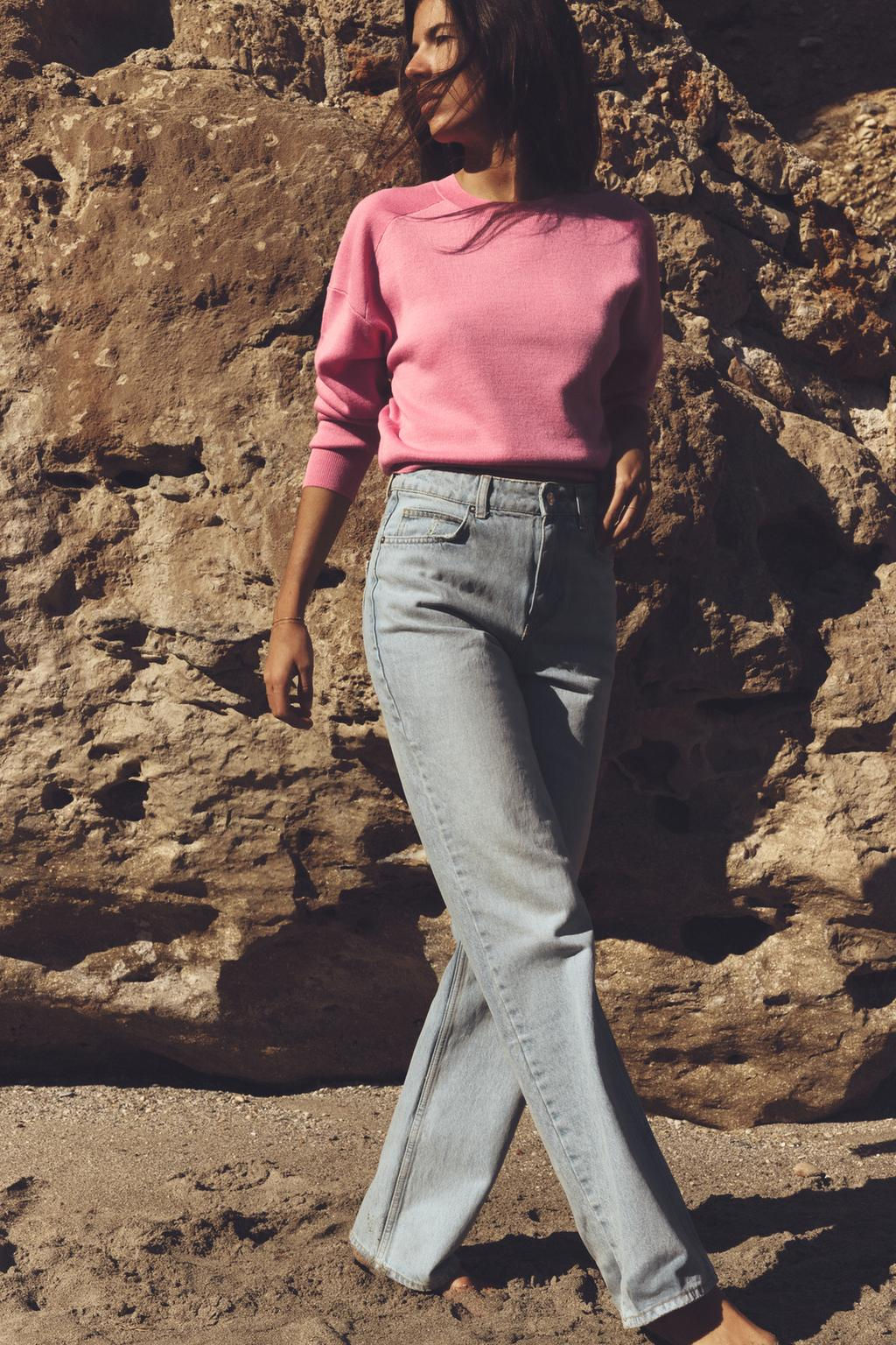 JEANS Z1975 STRAIGHT HIGH WAIST LONG LENGTH - Zara фото 11