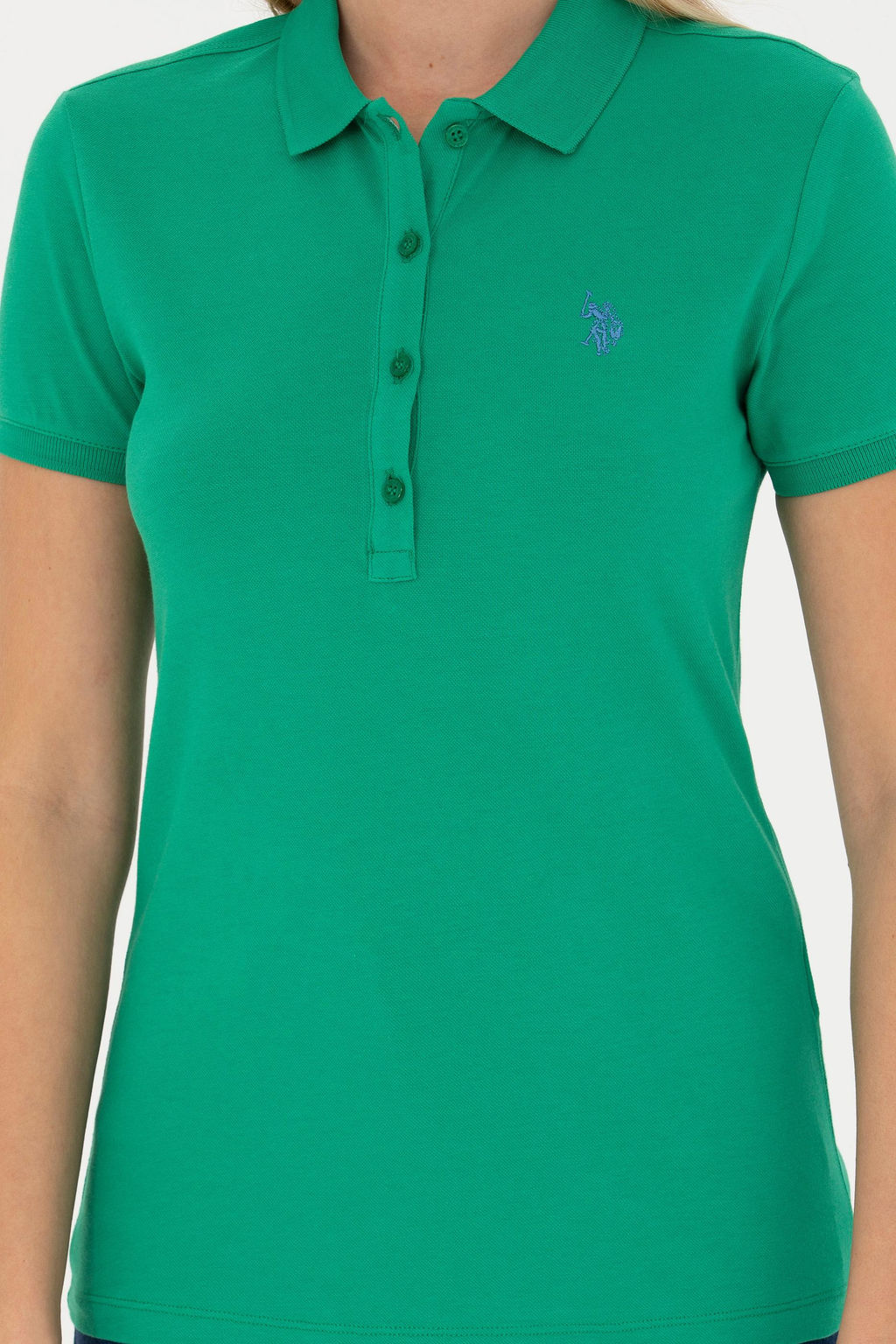 Женская зеленая футболка - U.s. polo assn фото 13