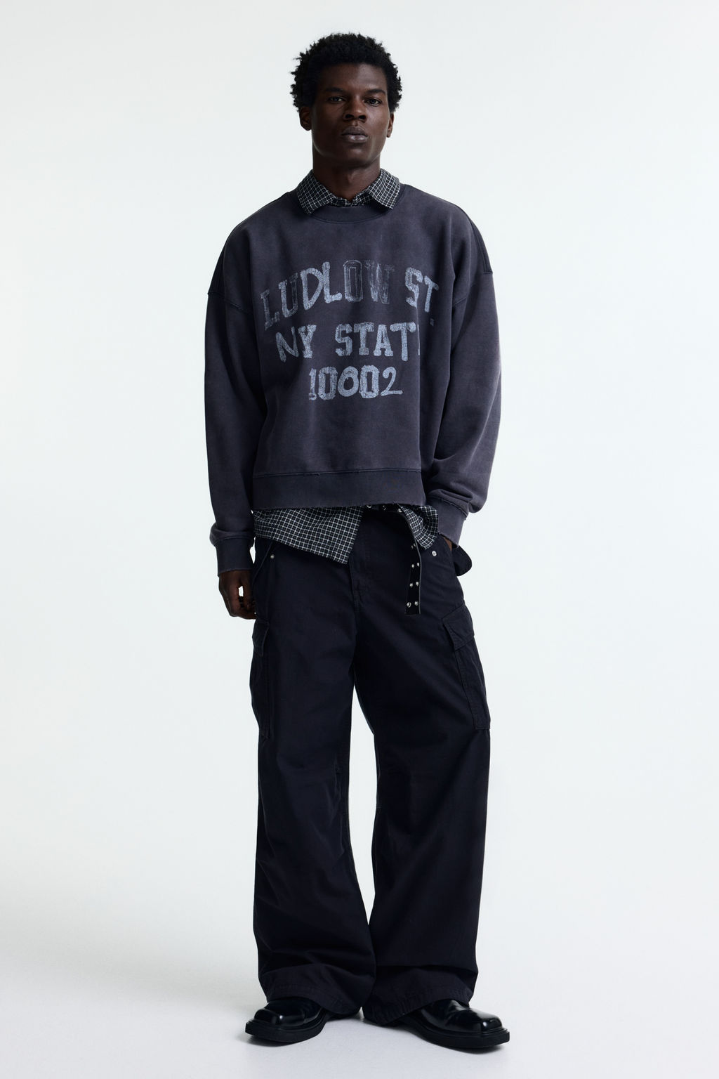 Sudadera estampada Oversized Fit - H&m фото 6