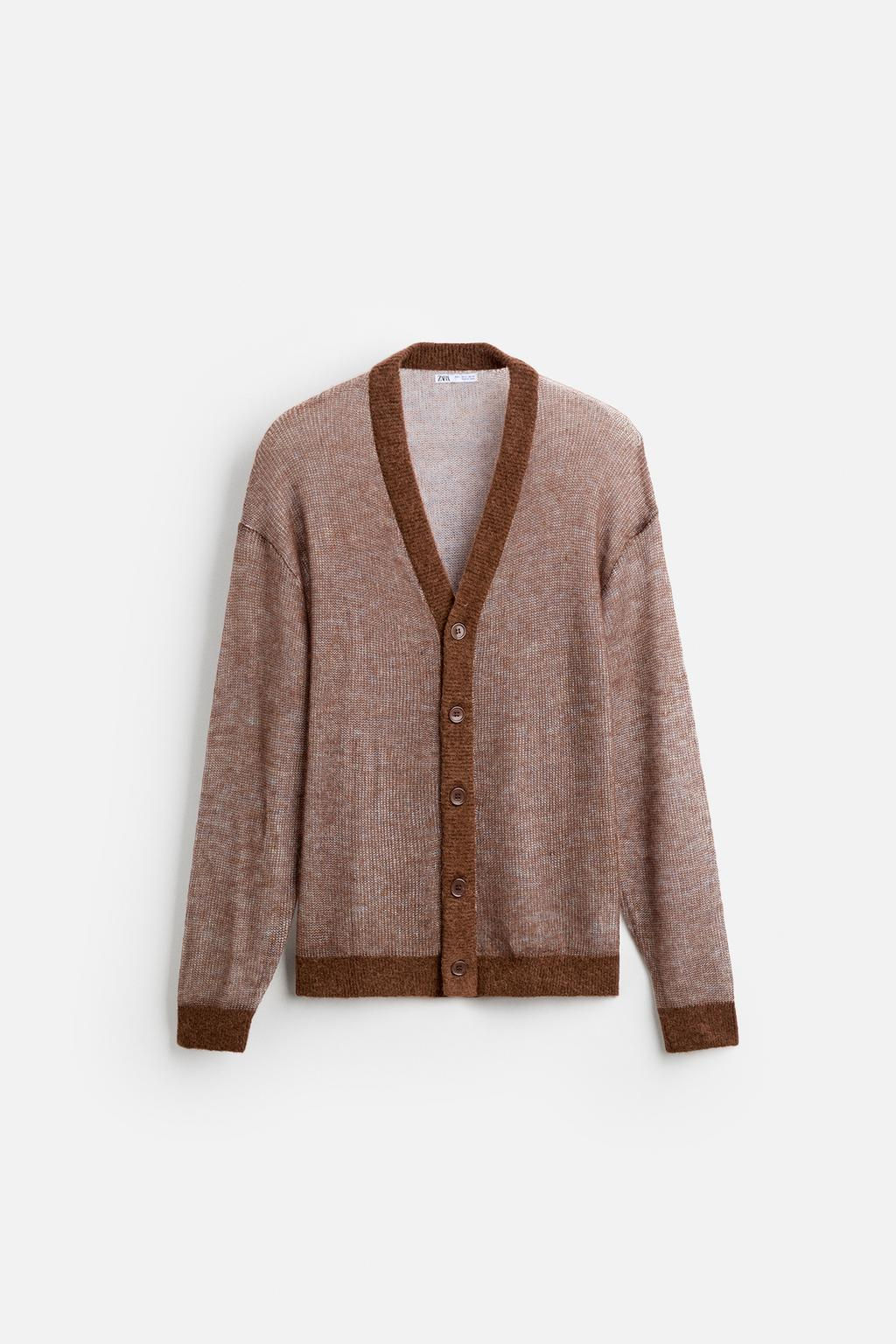 CONTRAST CARDIGAN - Zara фото 7