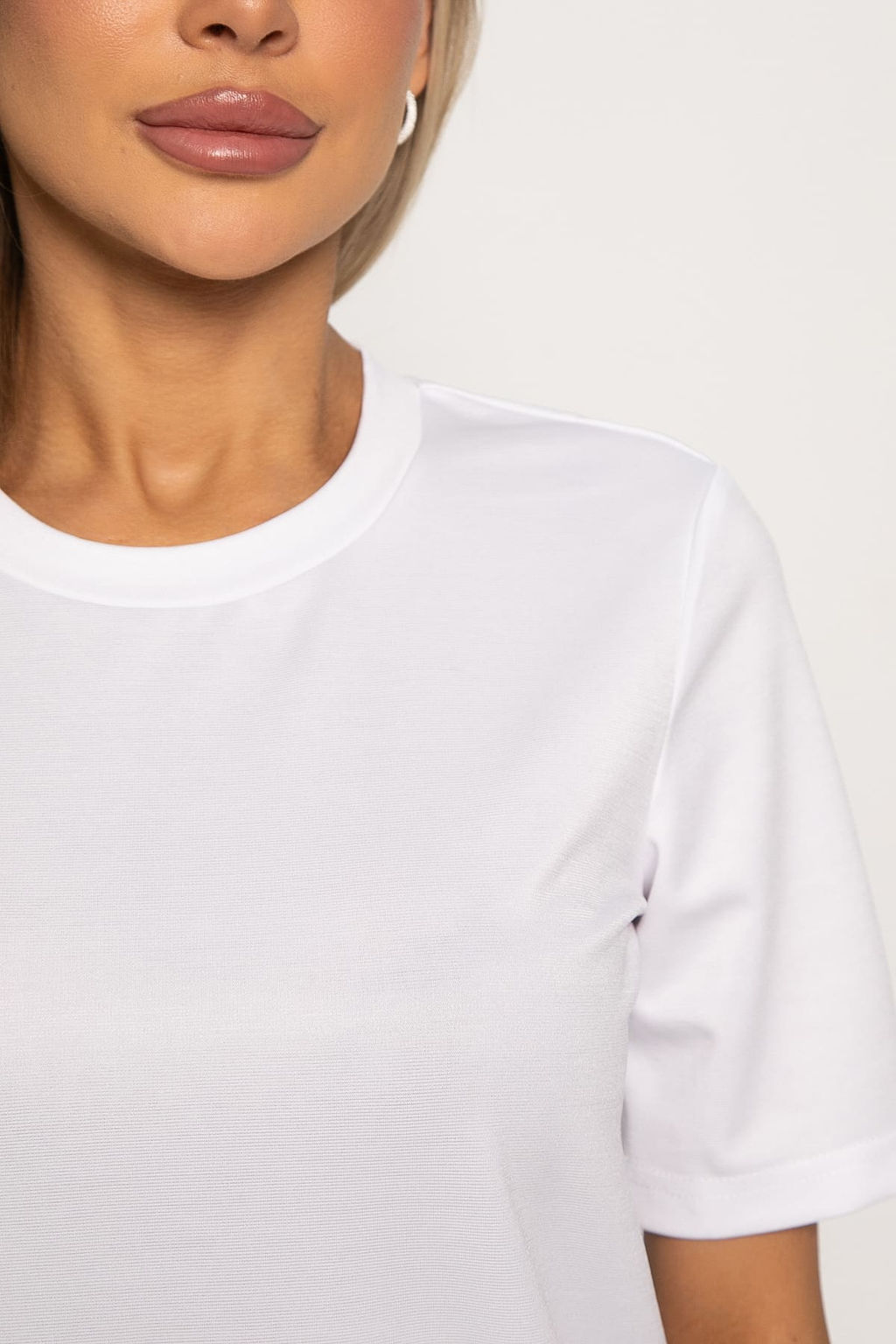 Футболка базовая (белая) Б14943-10М - Lt collection фото 6