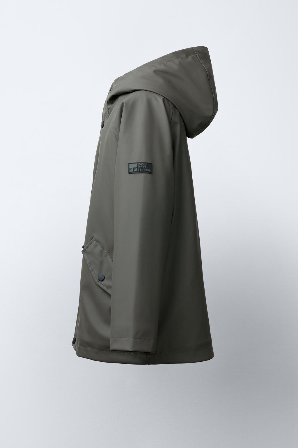 WATER-REPELLENT RUBBERISED PARKA - Zara фото 3