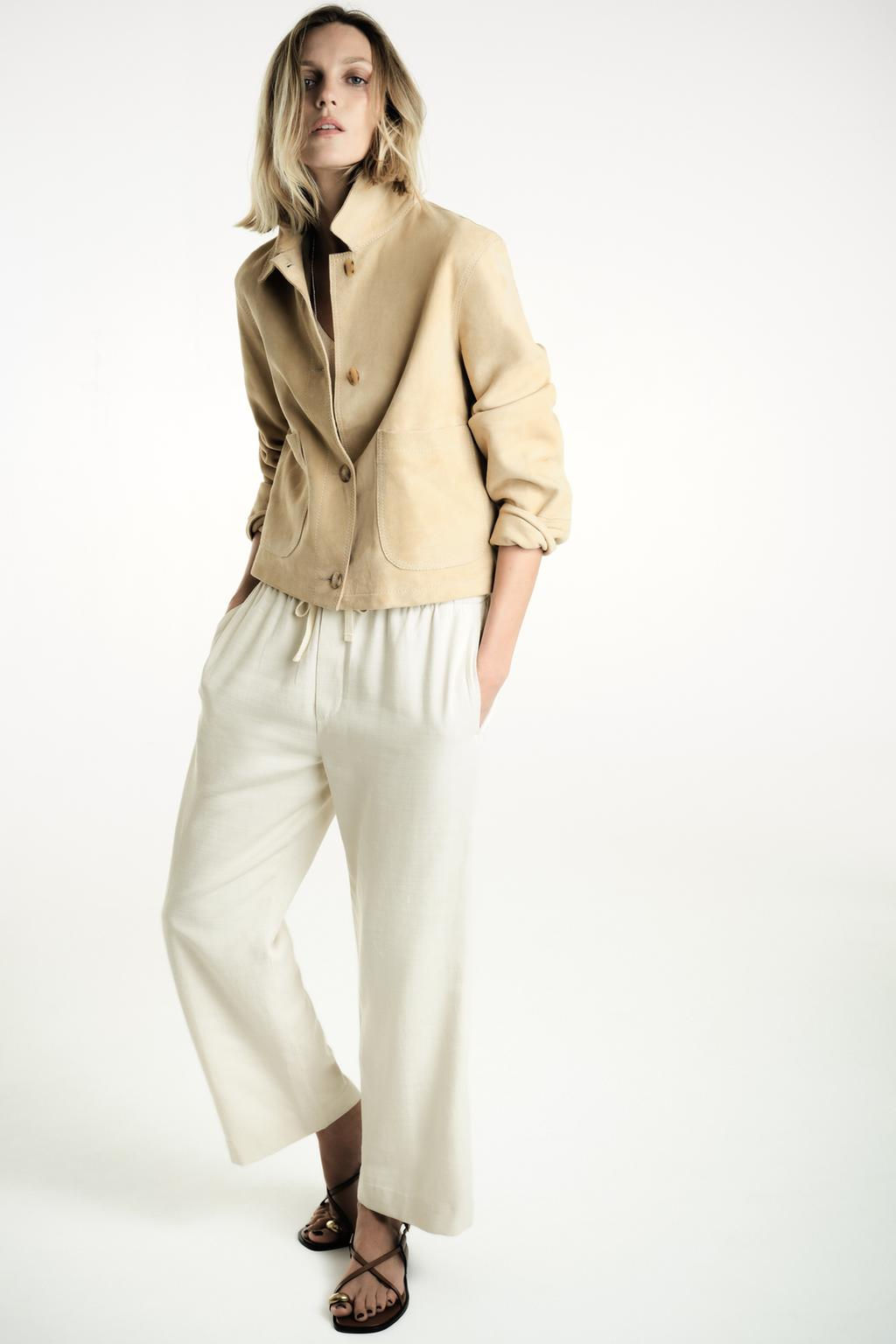 FLAT SANDALS WITH METAL TOE DETAIL - Zara фото 6