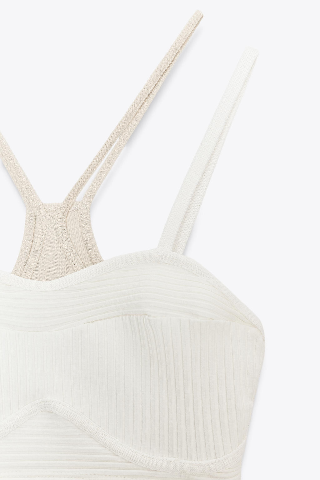 LAYERED VEST TOP - Zara фото 6
