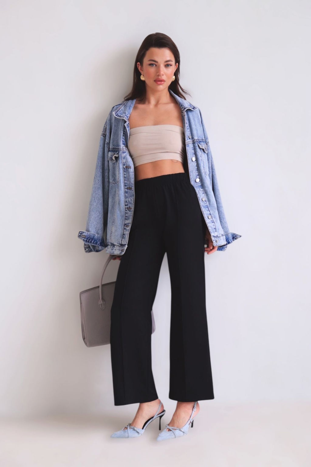 Брюки базовые чёрные - Martichelli фото 55