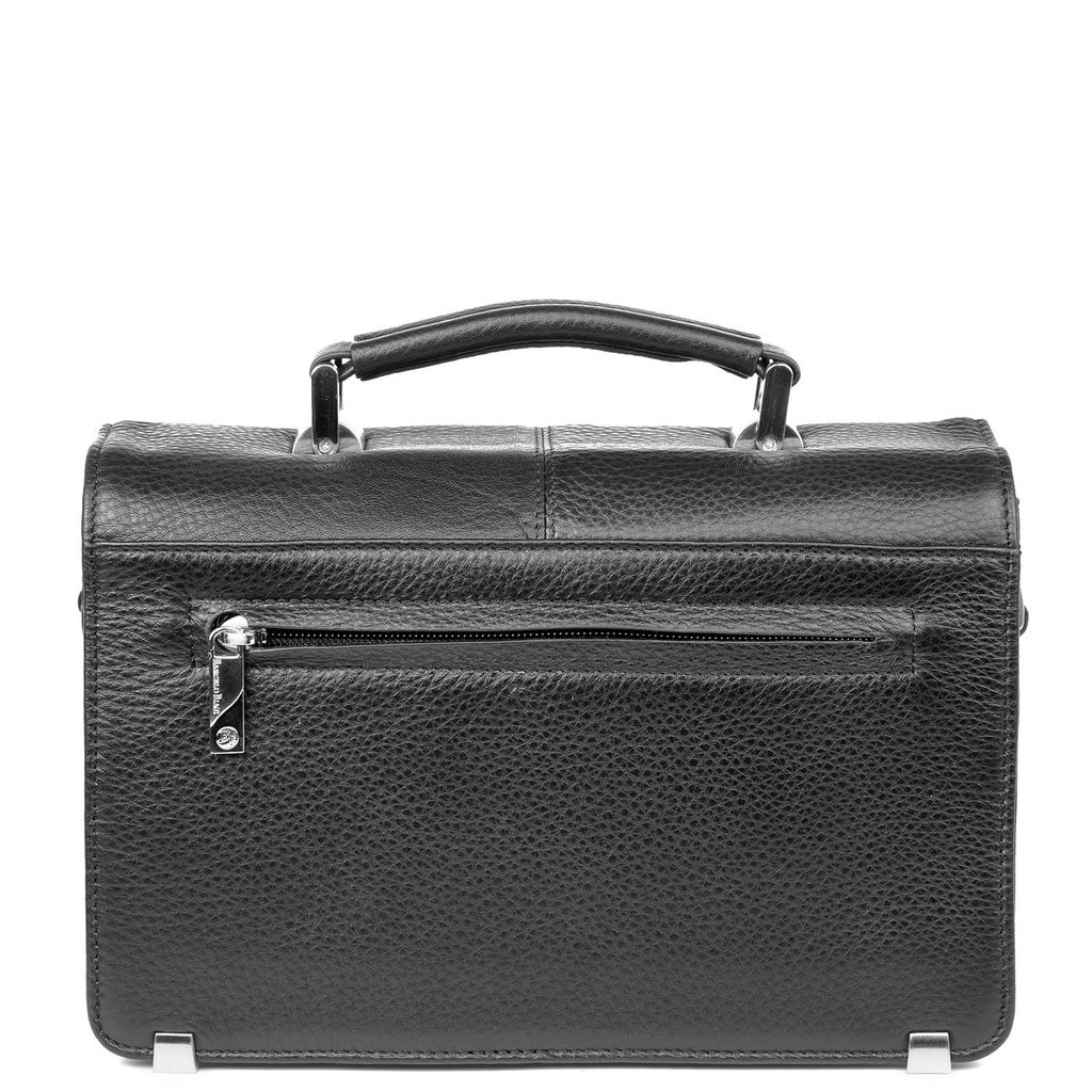 5271-5 black, Мужская кожаная сумка "мессенджер", Barcelo Biagi