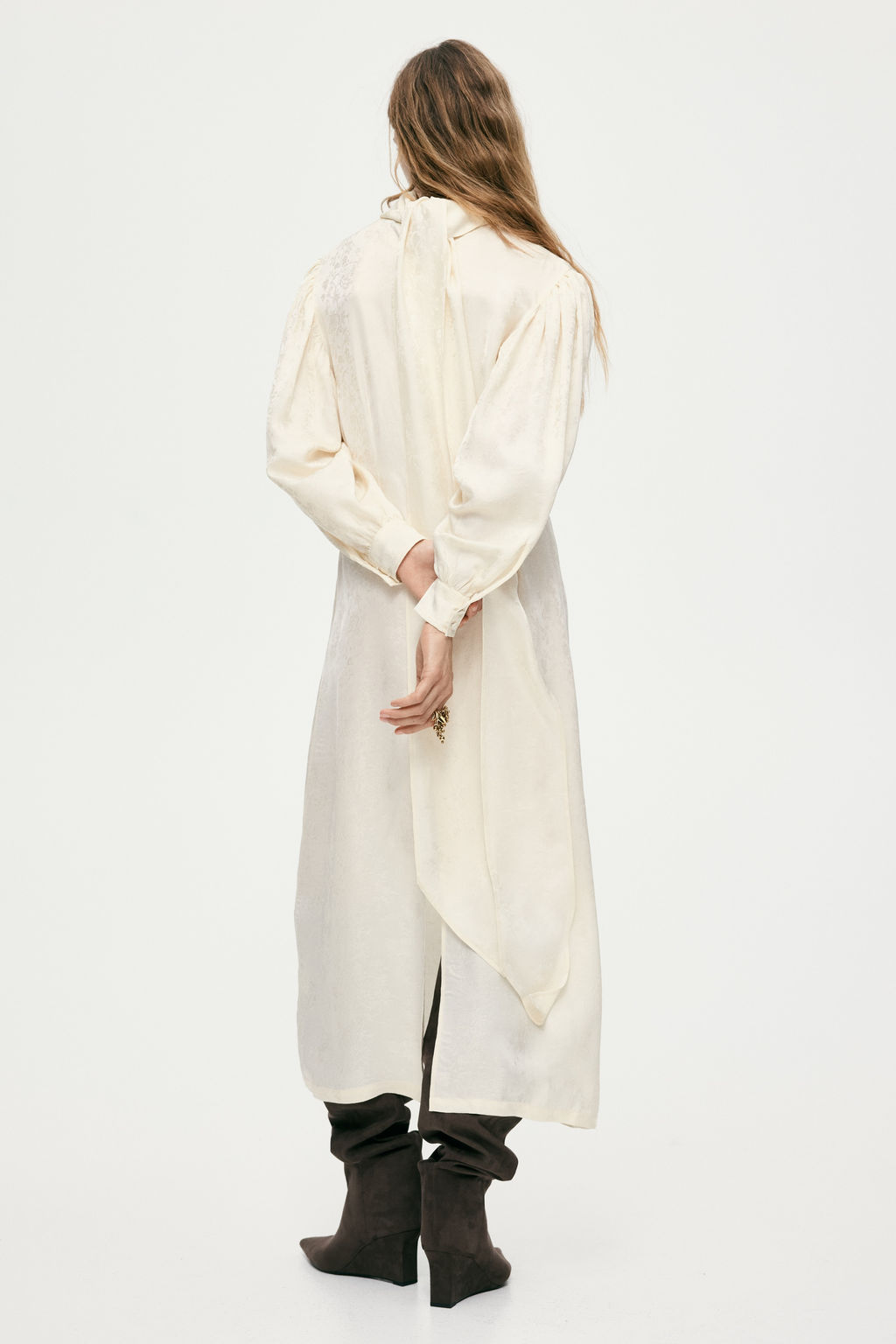 Vestido con lazada - H&m фото 3
