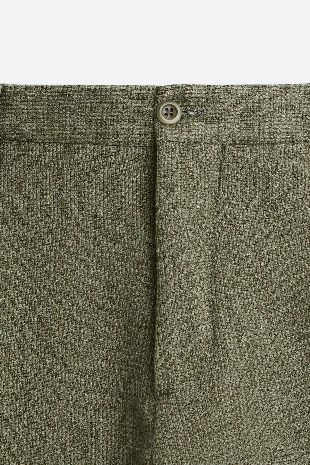 PAMUKLU KETEN KLASIK PANTOLON - Zara фото 7