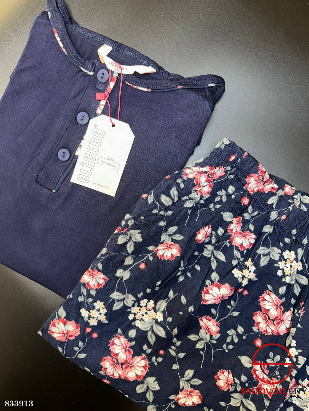 Пижама с капри домашняя