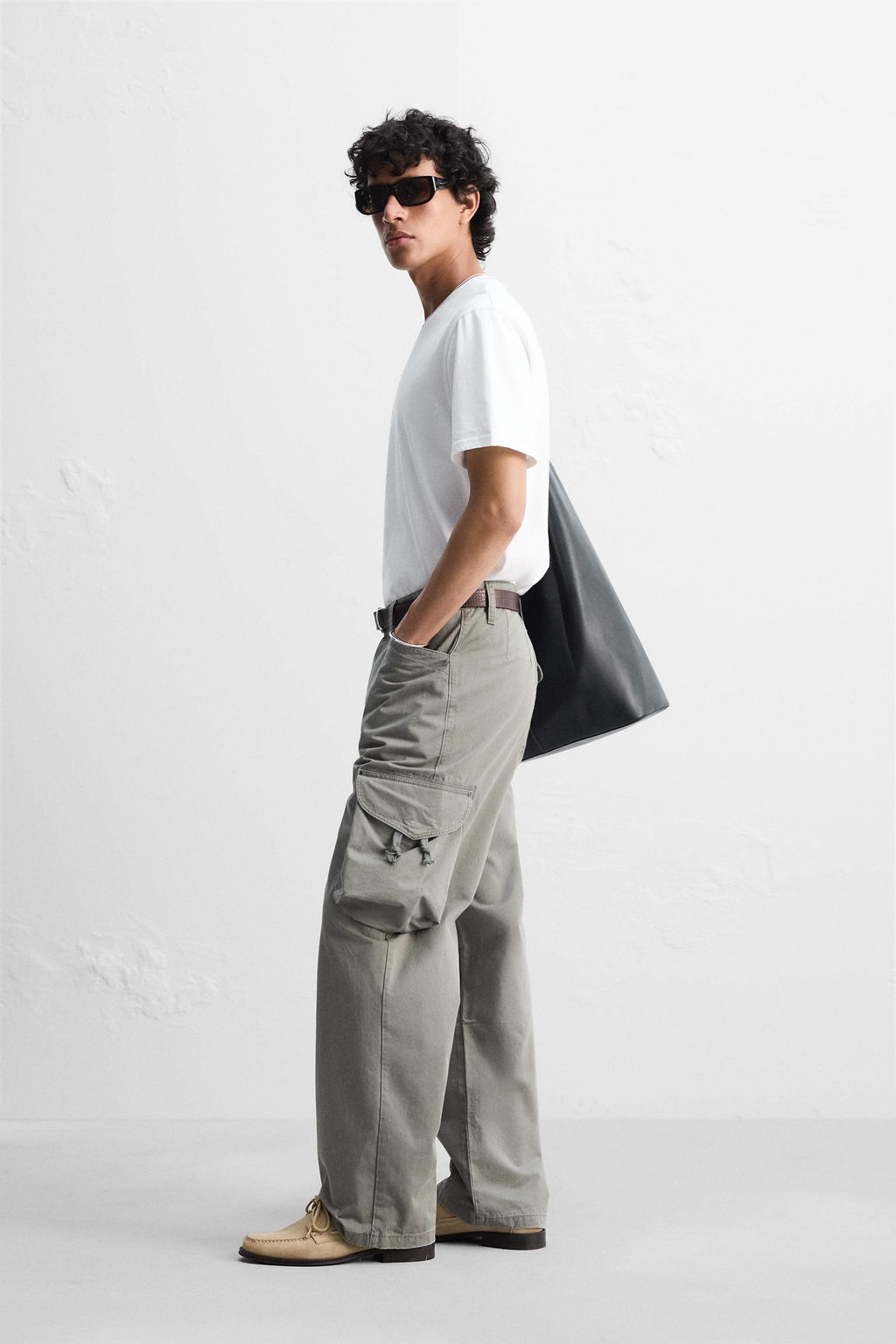 REGULAR FIT MEDIUM WEIGHT T-SHIRT - Zara фото 4
