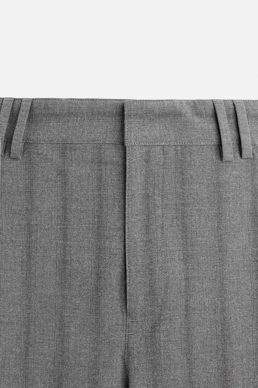 WIDE-FIT PLEATED TROUSERS - Zara фото 8
