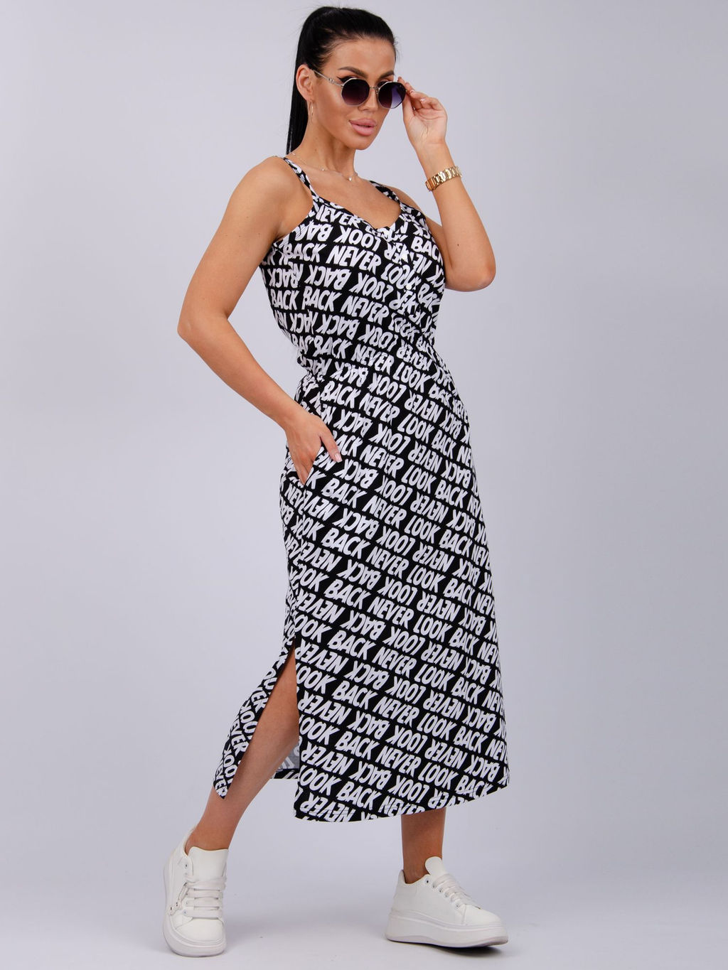 Сарафан Прайм 3 буквы, трикотаж - Малина фото 2