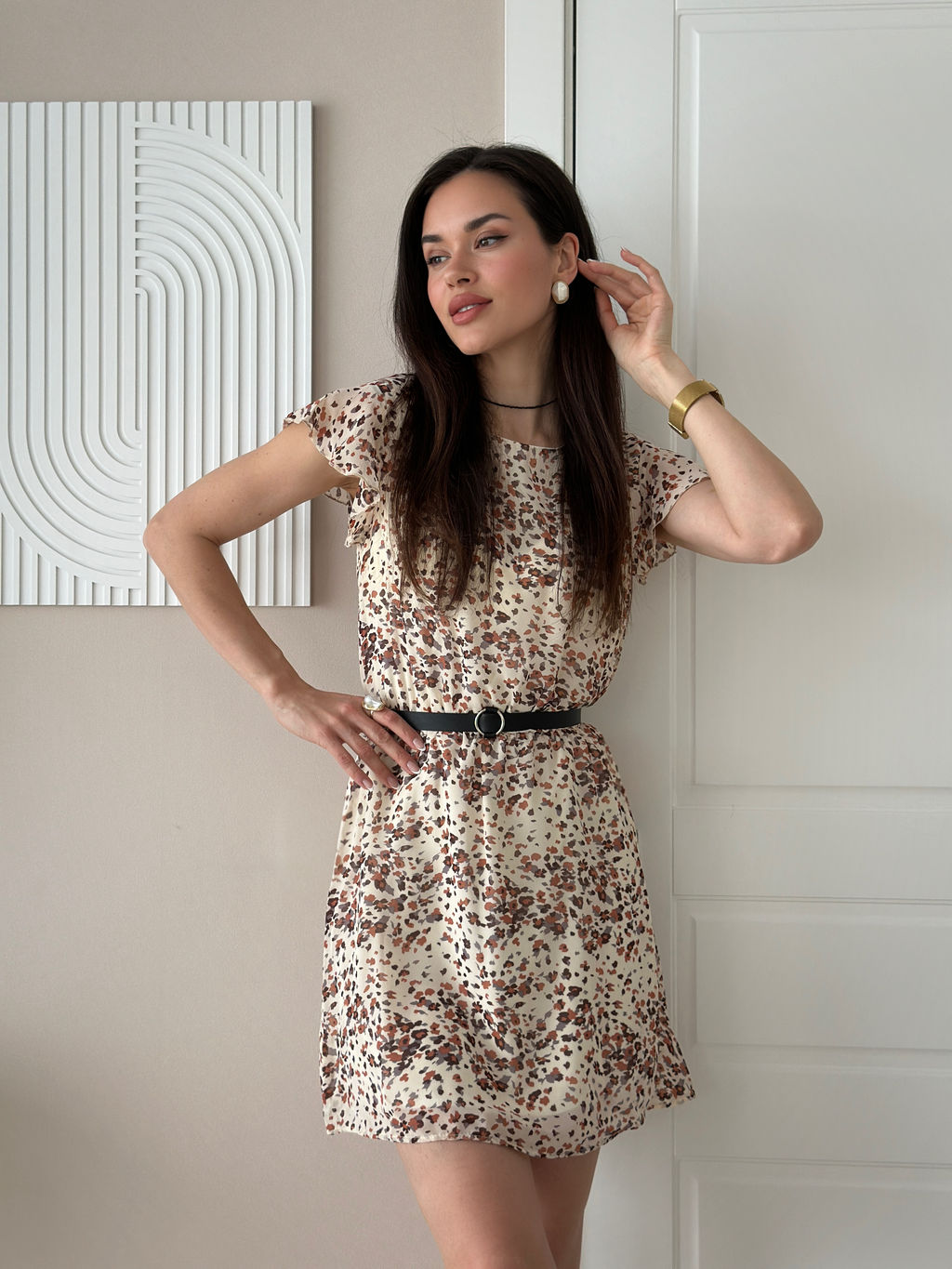 Платье Джина (бежевый) NEW - Nadi bordo фото 10