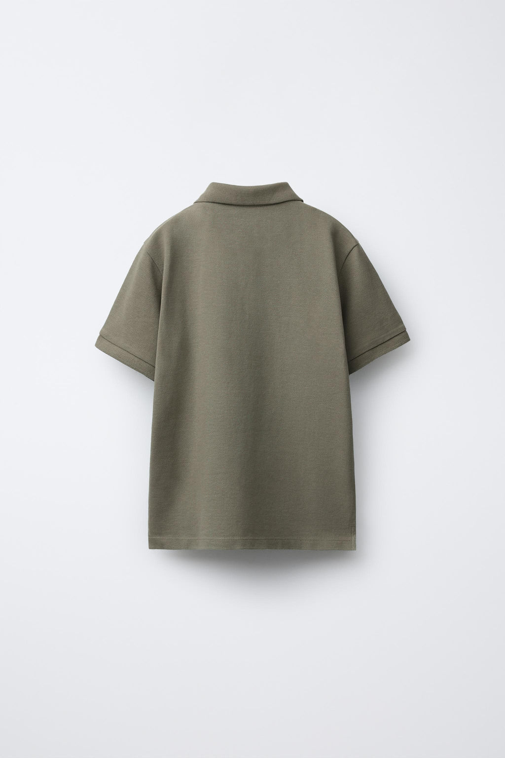 POLO B?SICO PIQU? / Gris oscuro - Zara фото 2