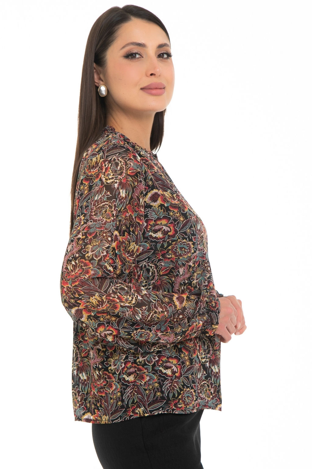 Блуза Волшебный шифон (вамп) - Diolche фото 6