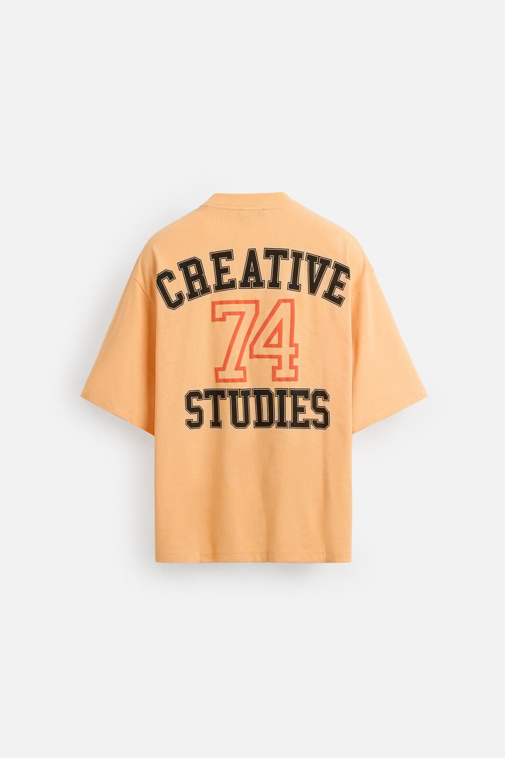 CONTRAST PRINT T-SHIRT - Zara фото 10