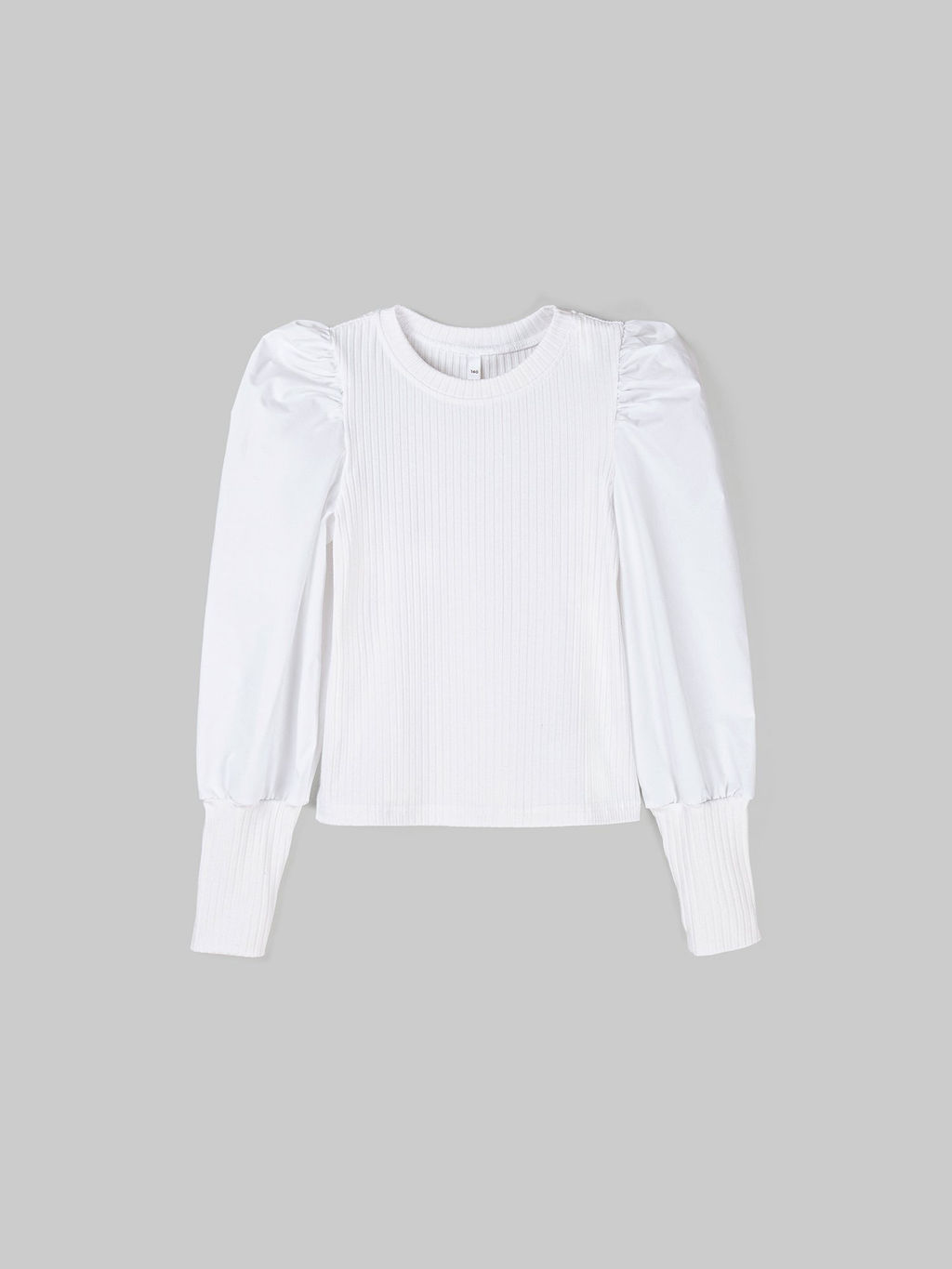 Блузка из лапши для девочки Белая 7+ - Bungly фото 2