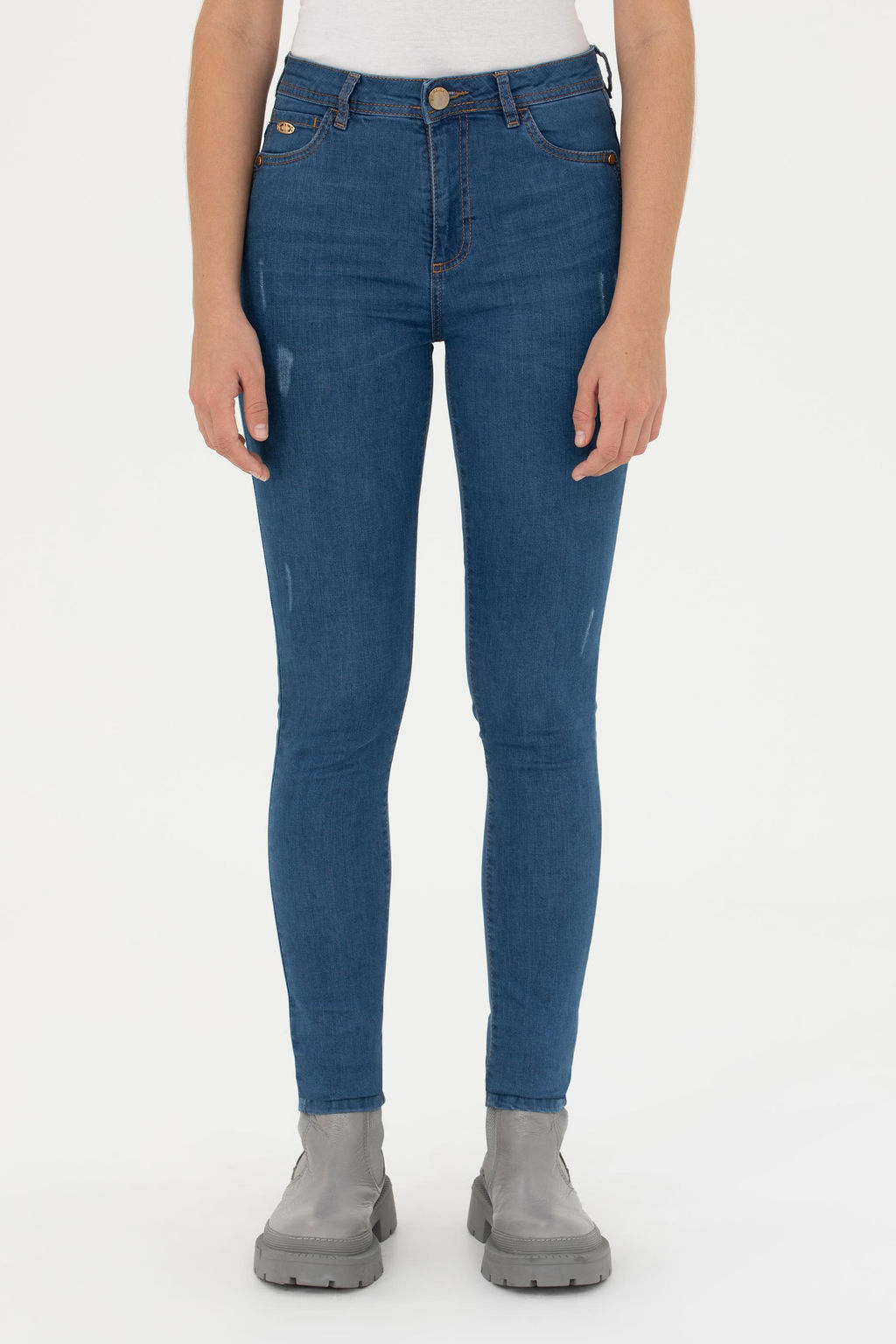 Женские синие джинсовые брюки - U.s. polo assn фото 16