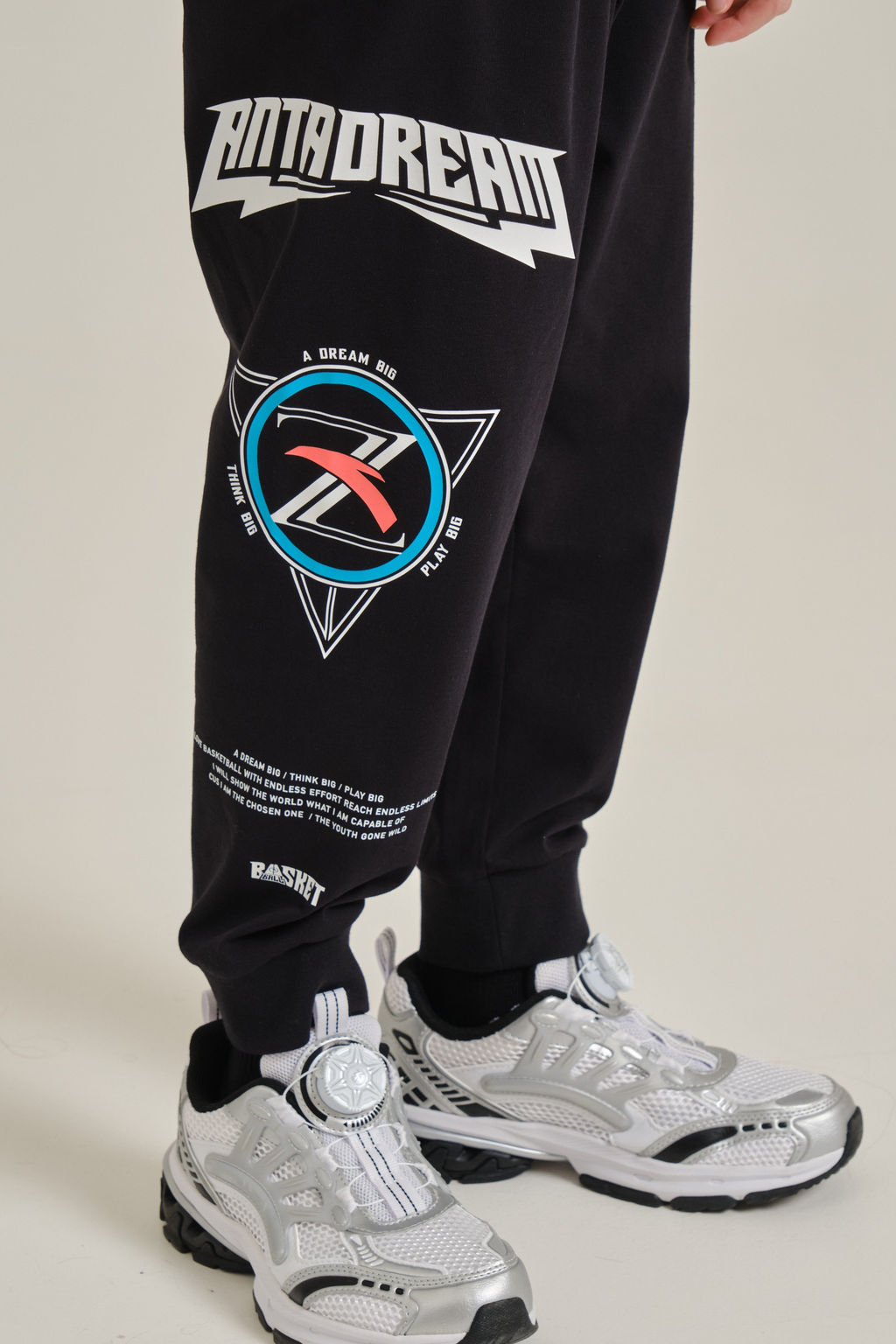 Брюки трикотажные 7/8 Черный