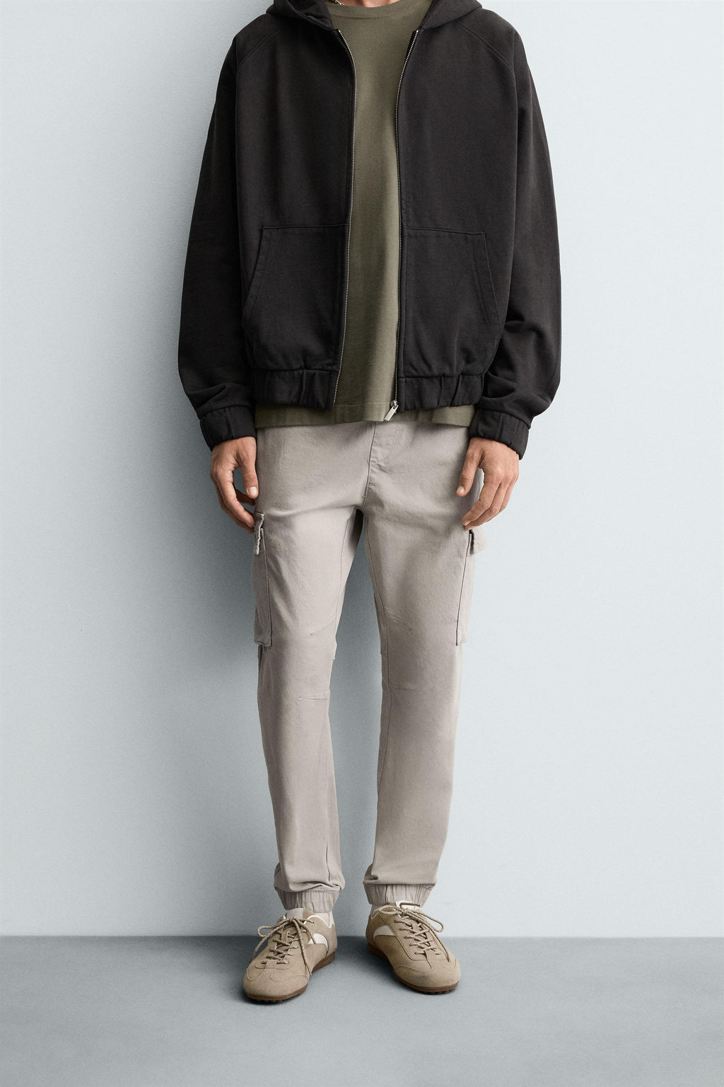 PANTAL?N CARGO SLIM FIT / Gris claro - Zara фото 2