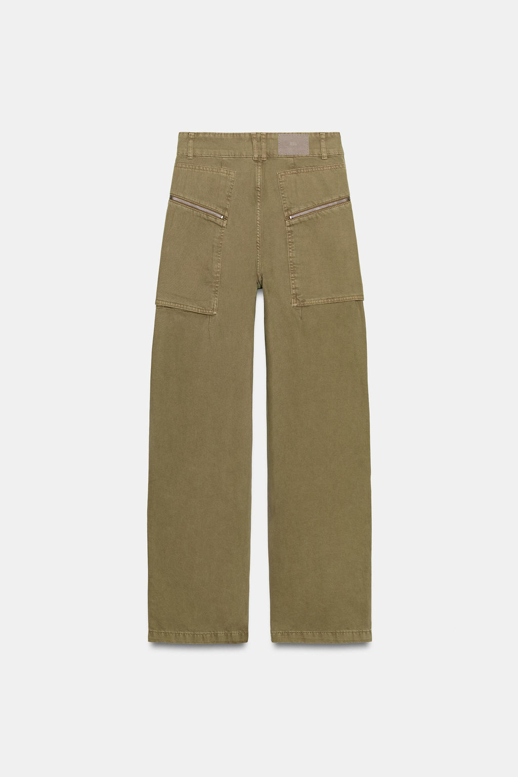 Z1975 MID-WAIST CARGO JEANS WITH ZIPS - Zara фото 9