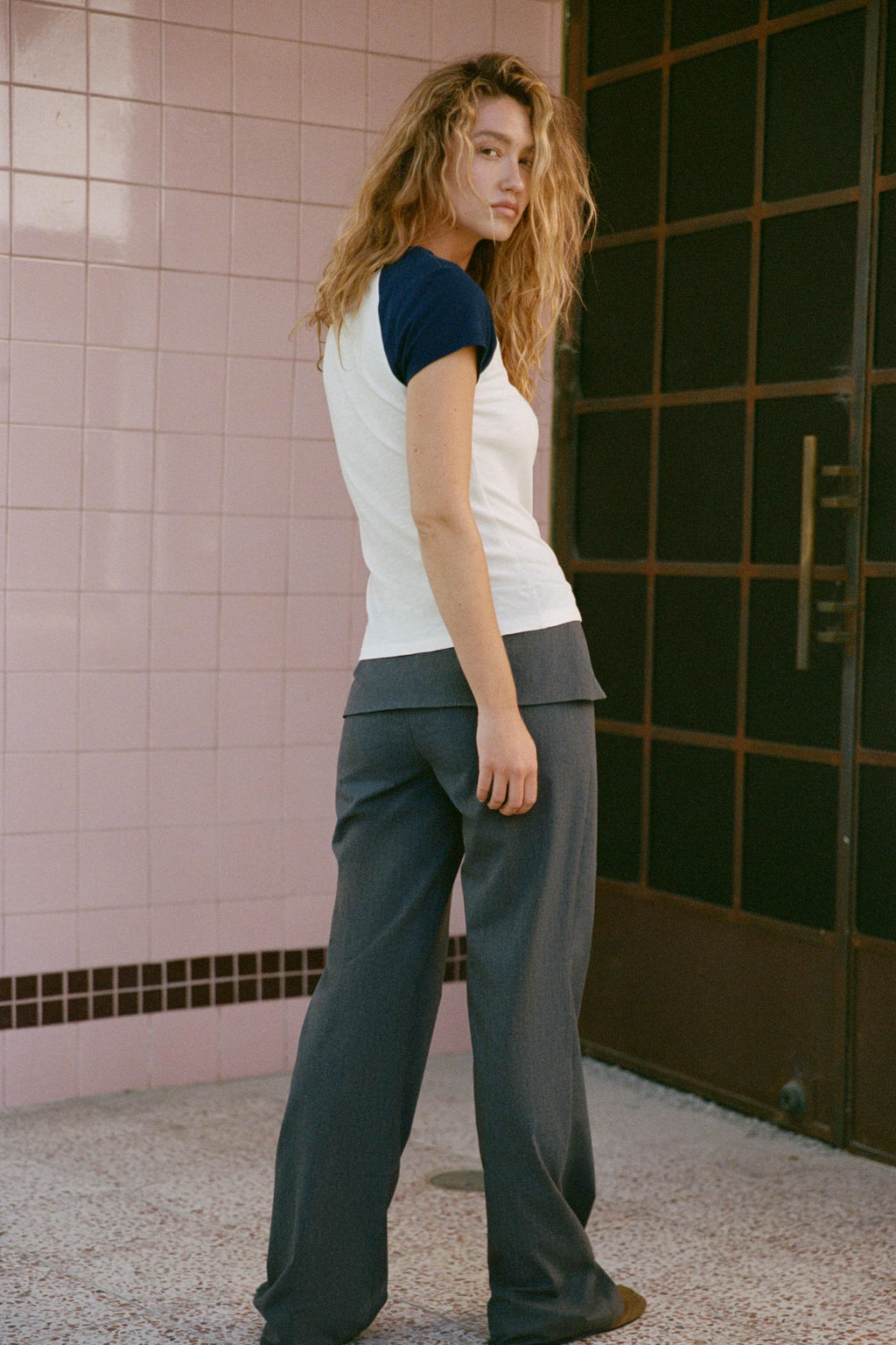OVERLAY WAIST TROUSERS - Zara фото 5