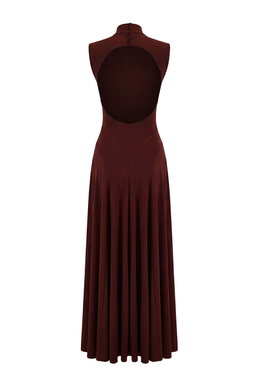 Koyu Kahverengi Orme S?rt Detayl? Elbise TPRAW26EL00129