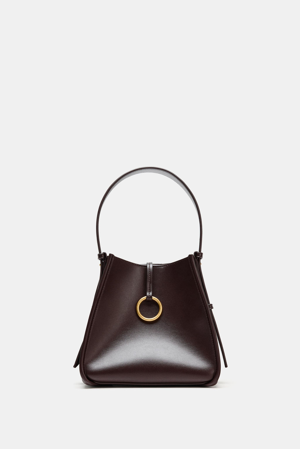 MINI BUCKET BAG WITH METAL RING - Zara фото 4