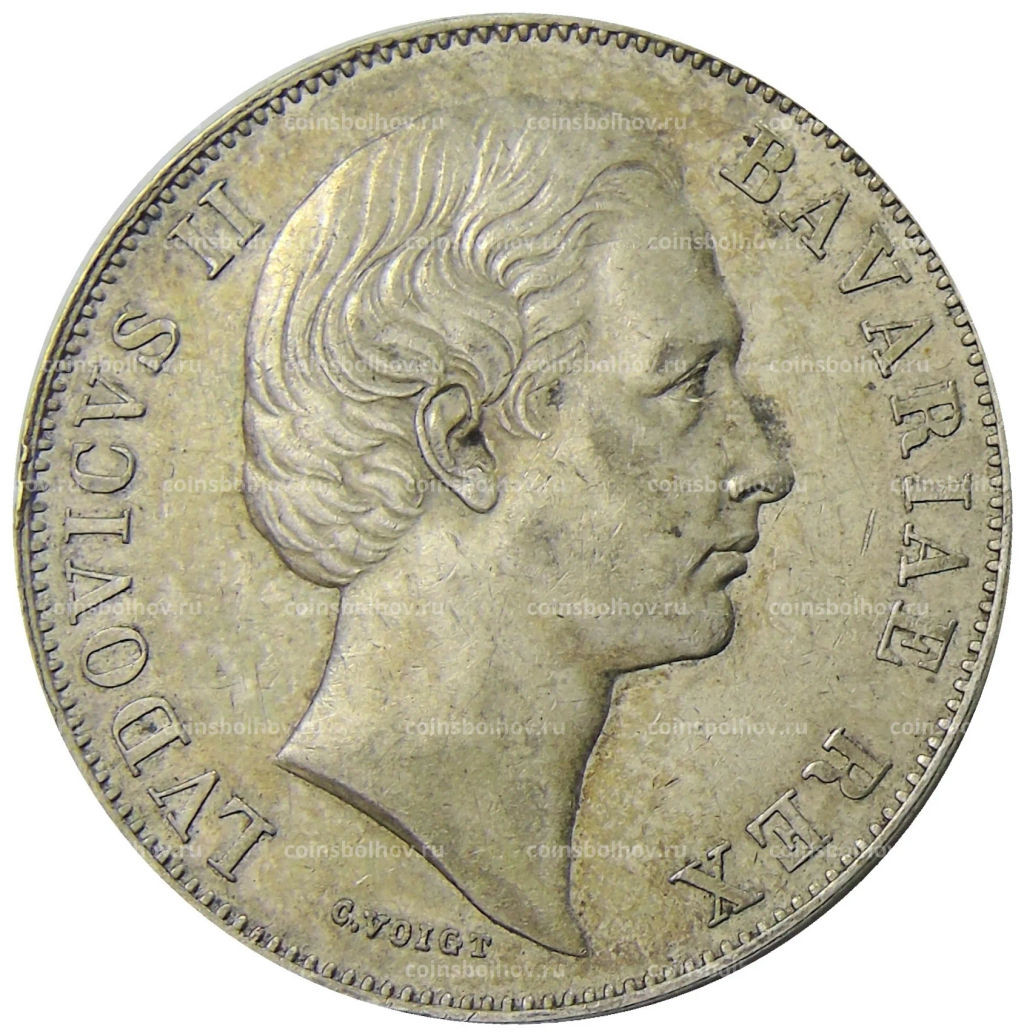 1 талер 1866 года Германские государства  Бавария