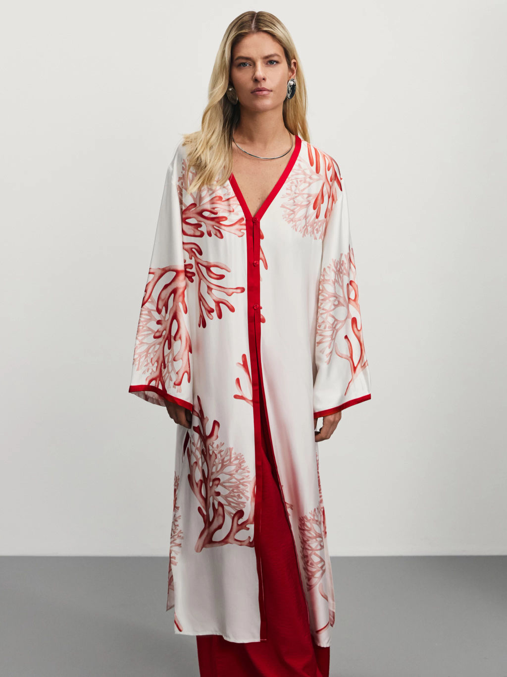 Туника из вискозы с принтом / Zarina  фото 2