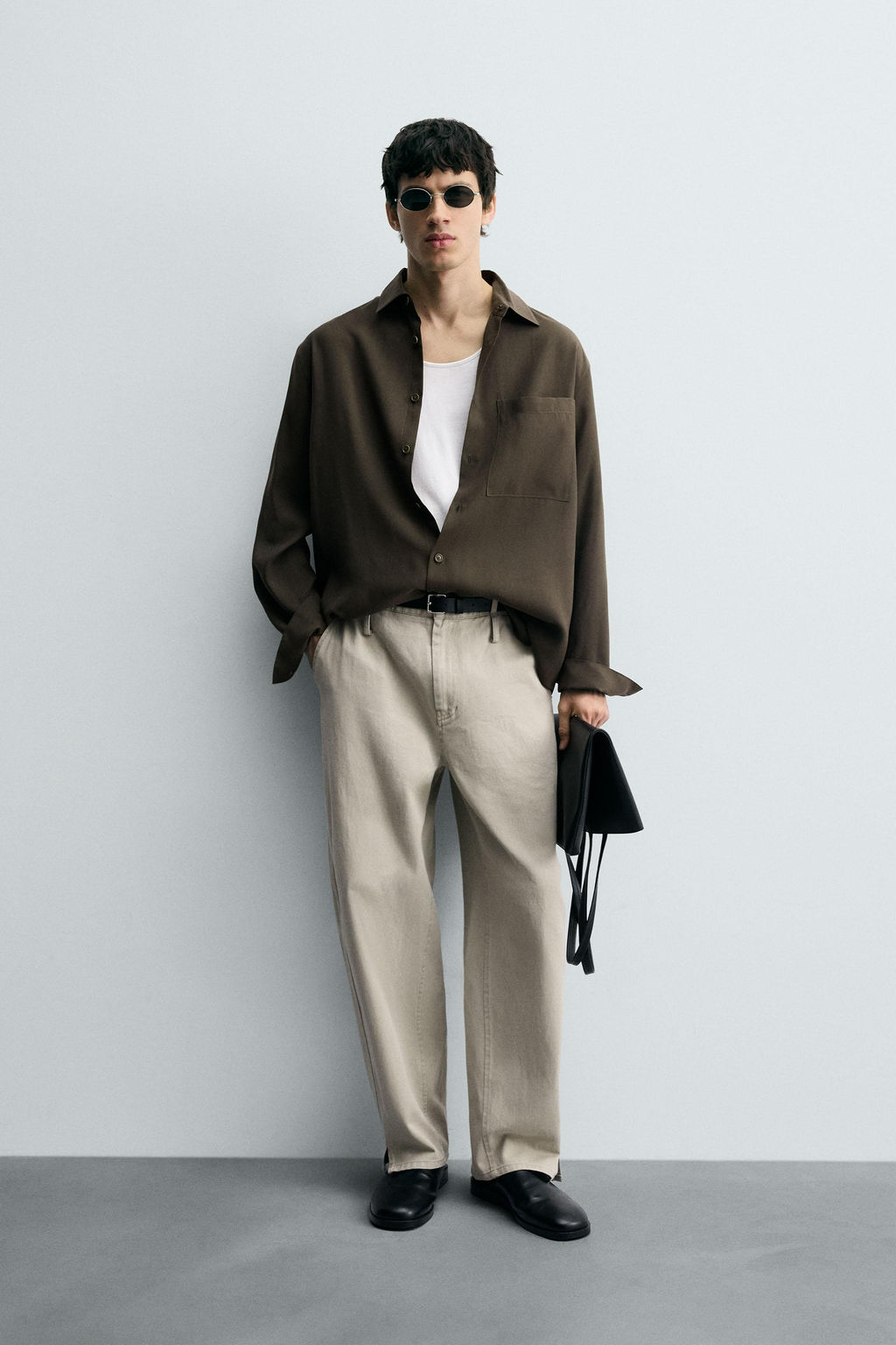 RELAXED FIT FLOWING SHIRT