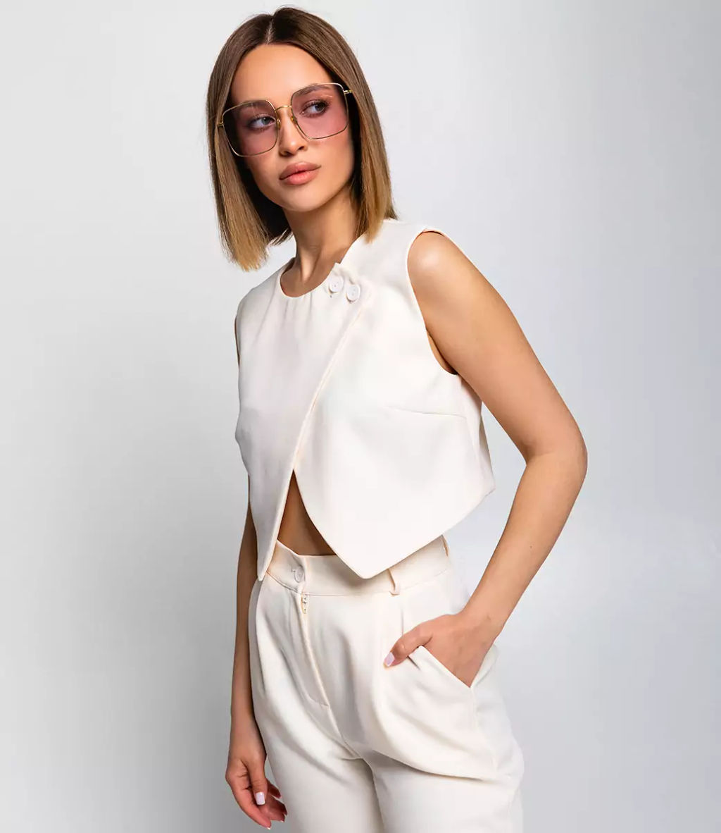 Костюм #БШ2373, кремовый - Dommod фото 5