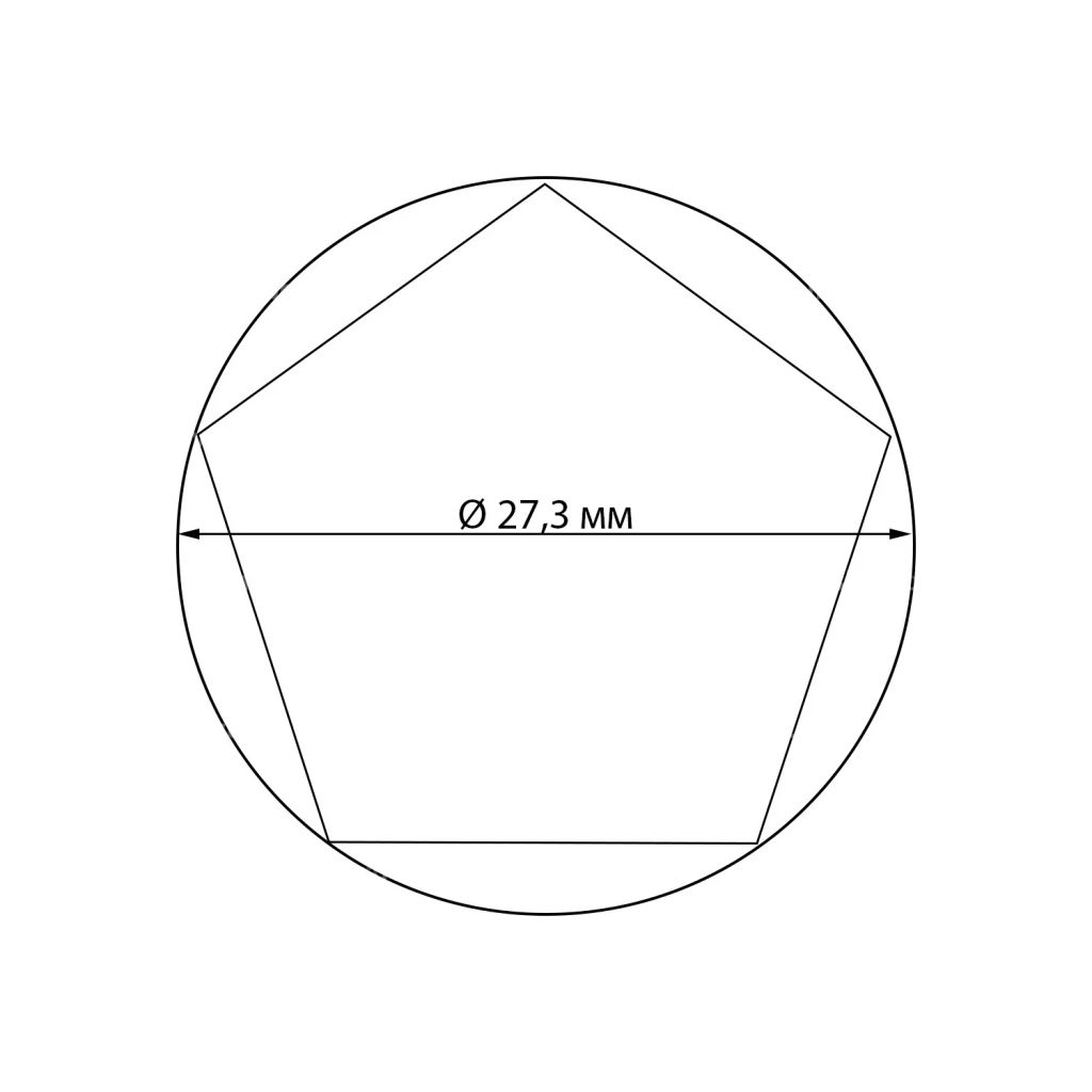 Капсула ULTRA Perfect Fit для монет 50 пенсов диаметром 27.3 мм LEUCHTTURM 365296