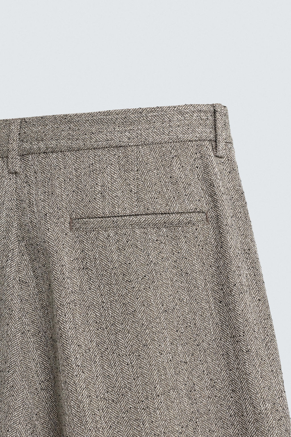 HERRINGBONE TEXTURED TROUSERS - Zara фото 10