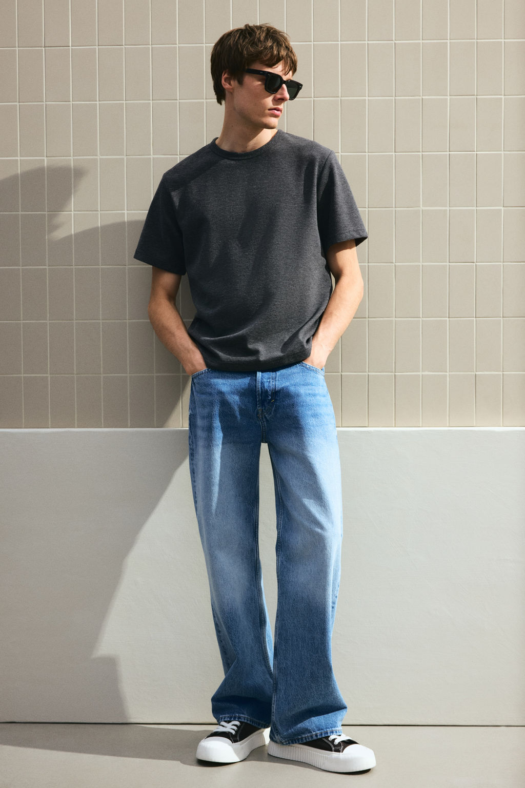 Camiseta gofrada Regular Fit - H&m фото 9