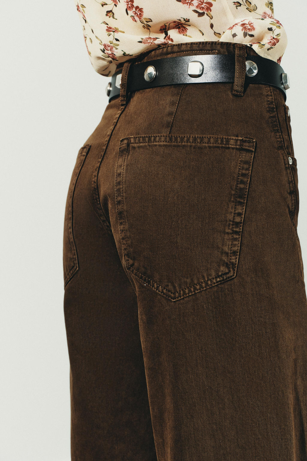 TRF BAGGY BALLOON MID-WAIST JEANS - Zara фото 15