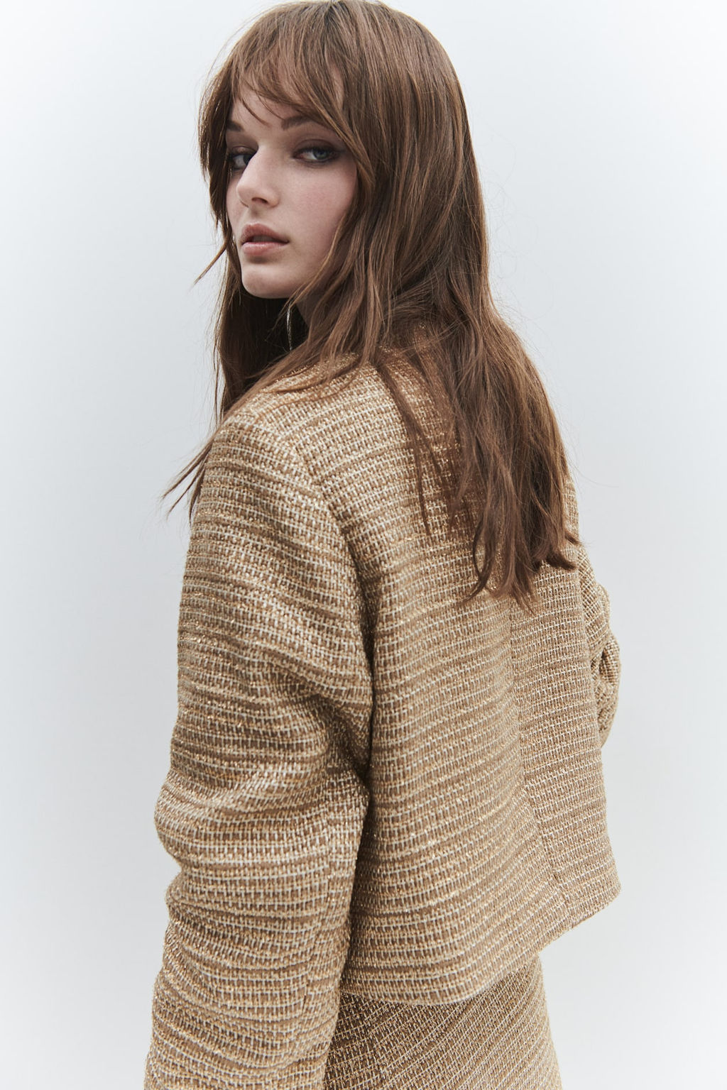 Chaqueta cruzada con textura - H&m фото 3