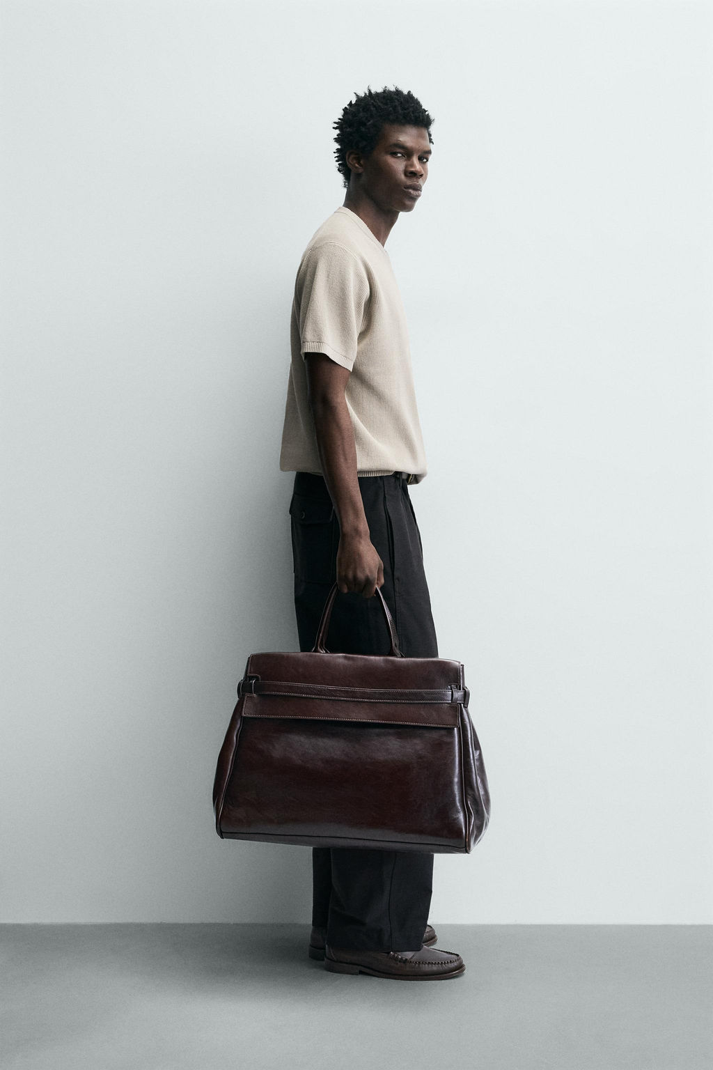 CAMISETA PUNTO PERLADO / Gris perla