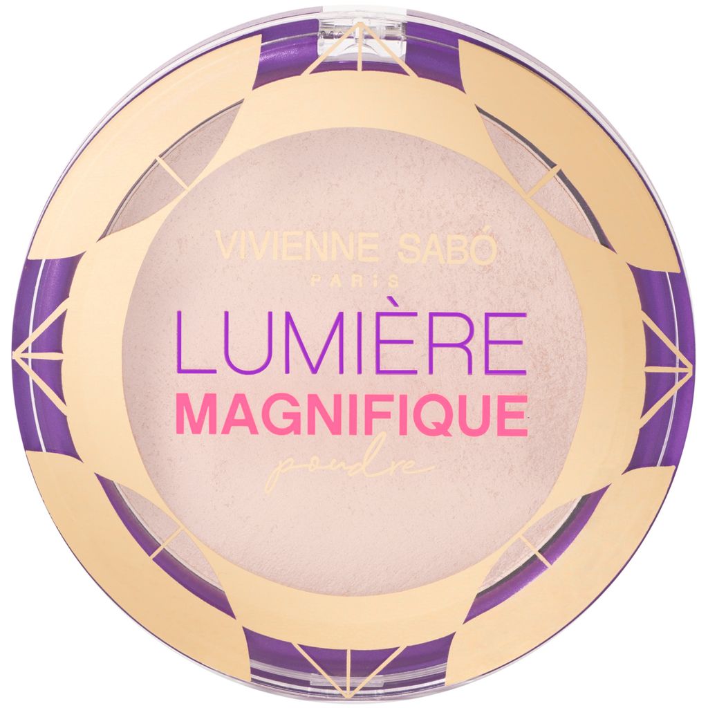 Vivienne Sabo Пудра сияющая Lumiere Magnifique тон 01 Light beige, 6г.