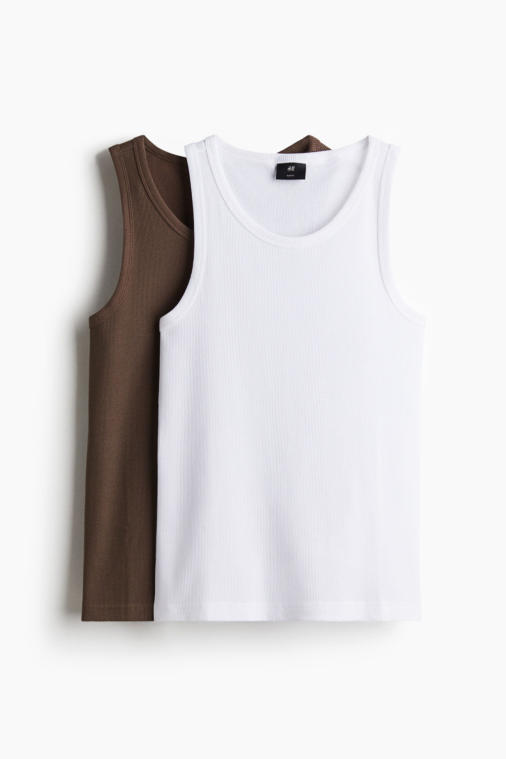 Pack de 2 camisetas sin mangas en canal? Slim Fit - H&m фото 3