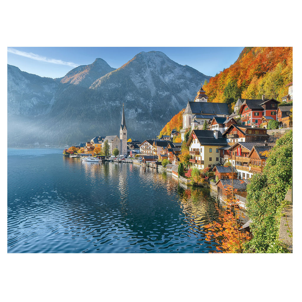 ФРЕЯ Пазл. Премиальная коллекция 500 элемент. TOP-PZL-500/14 Горная деревня Гальштат