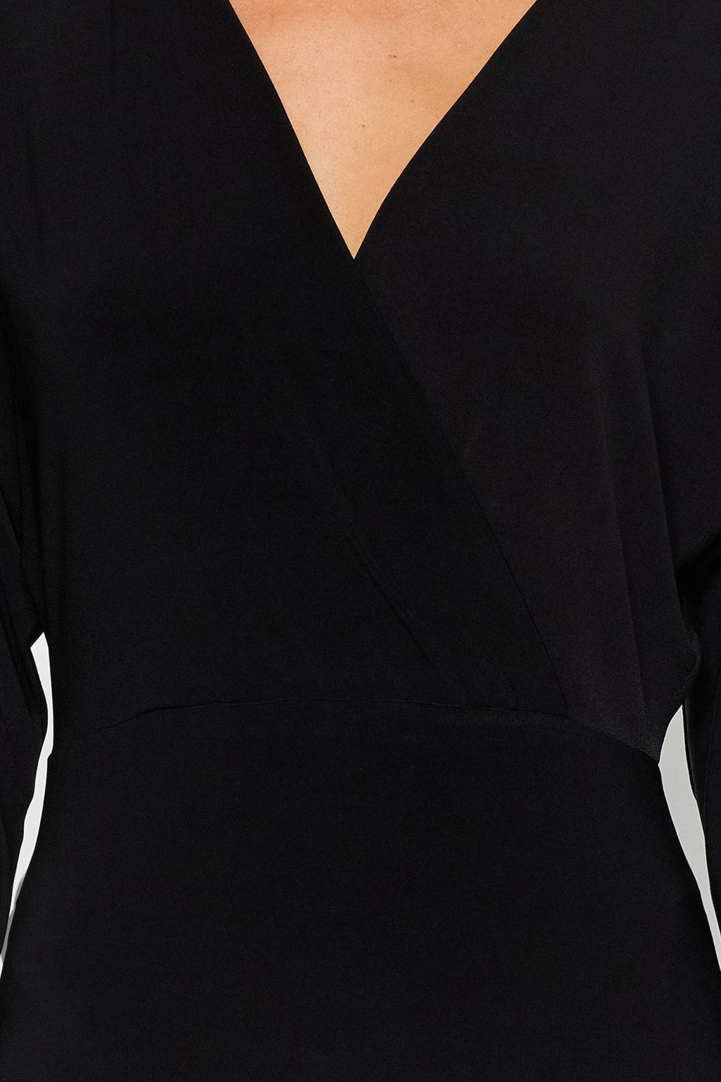 TRENDYOLMILLA Mor Yarasa Kol Detayl? Fitted/Vucuda Oturan Esnek Midi Orme Elbise TWOAW24EL00198  фото 10