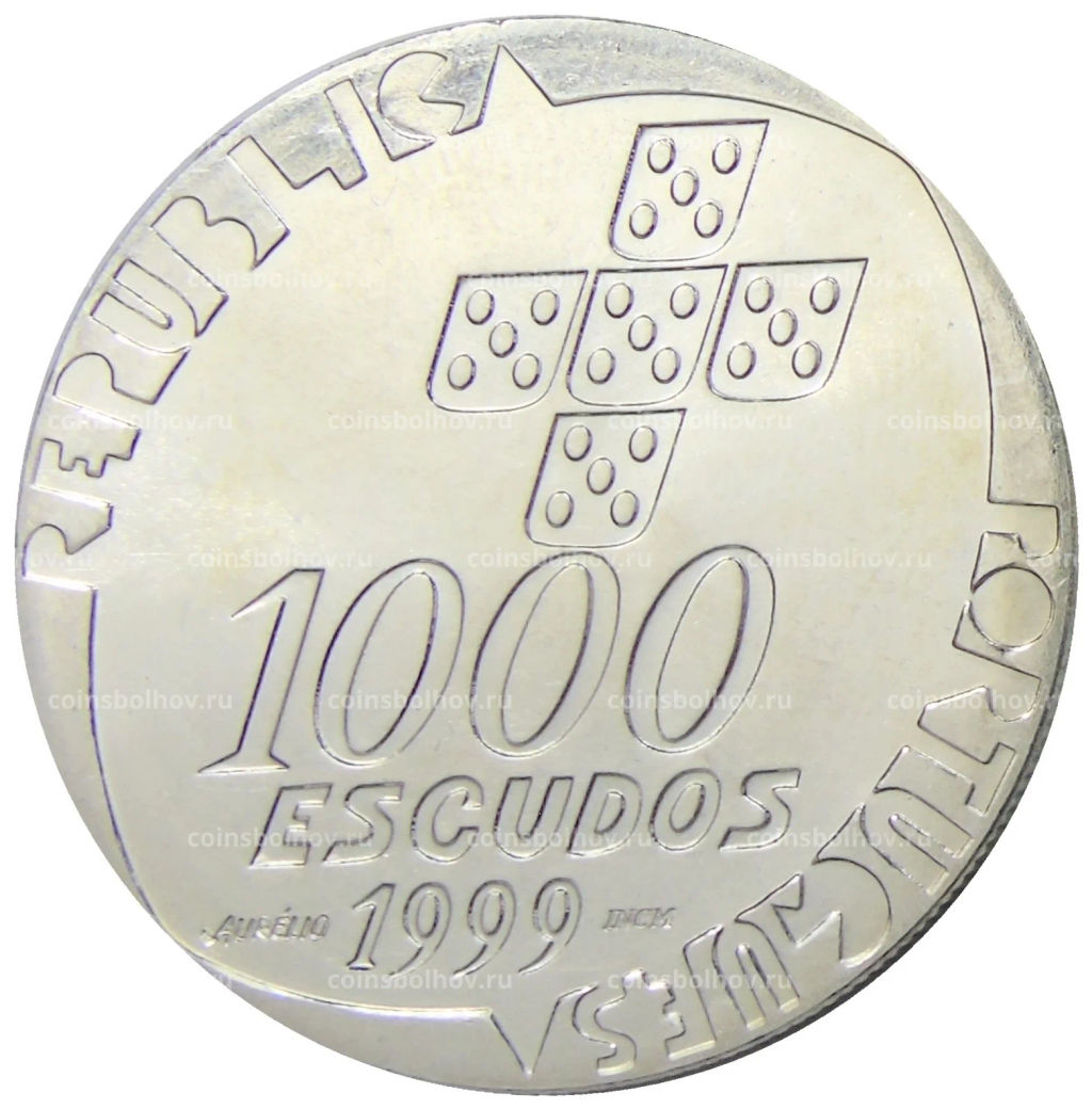 1000 эскудо 1999 года Португалия  25 лет Революции 25 апреля