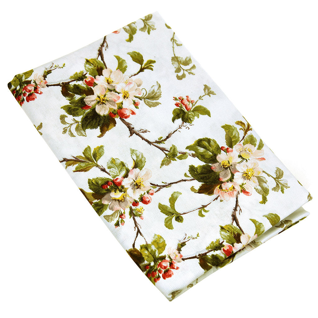 Скатерть 200х145см Яблоневый цвет, длина стола до 160см, на 6-8 персон, хлопок Комфорт 171г/м2, упаковка классическая, пакет ПВХ 28х41см, Домашняя мода (Россия)  фото 4