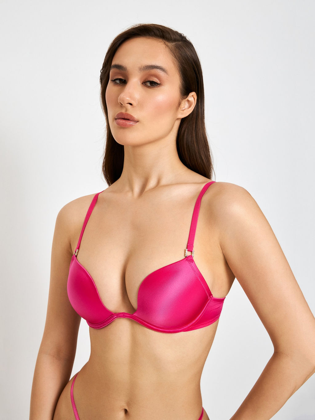 31204111271 Бюстгальтер Super Push Up жен. Marka ярко-розовый - Infinity Lingerie фото 2