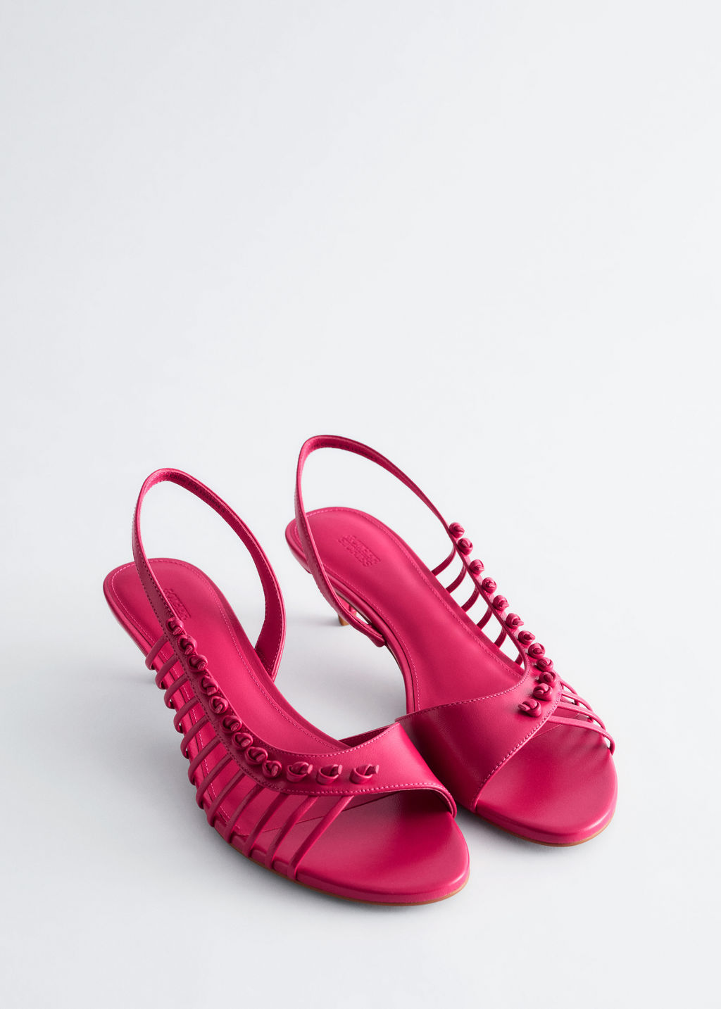 Sandalias de piel con tiras - H&m фото 5
