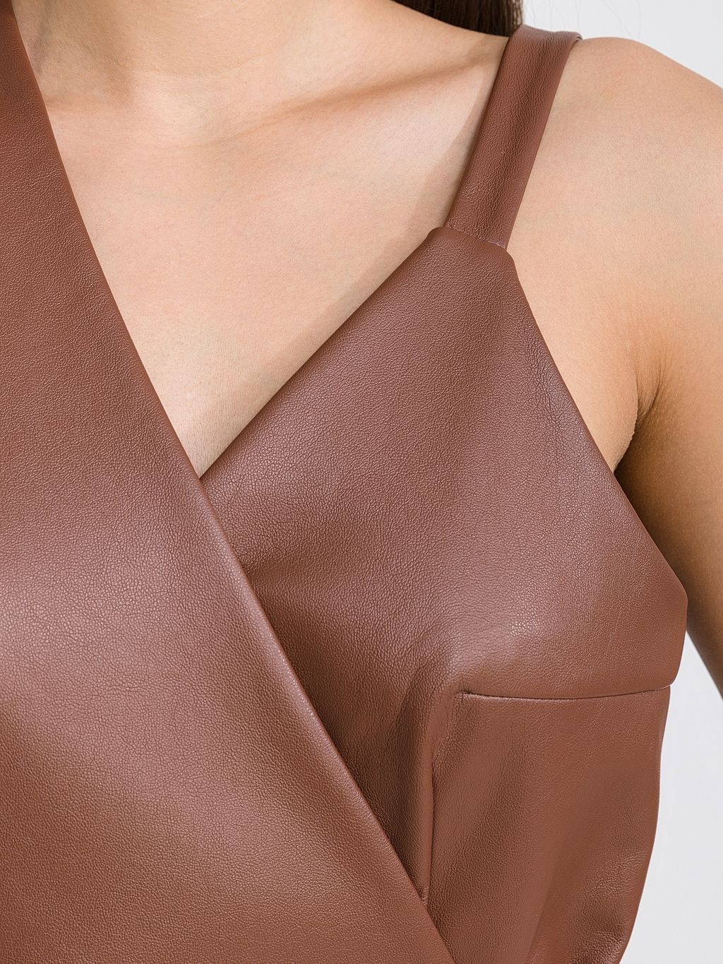 жилет из экокожи 036-0474 - Трика фото 8