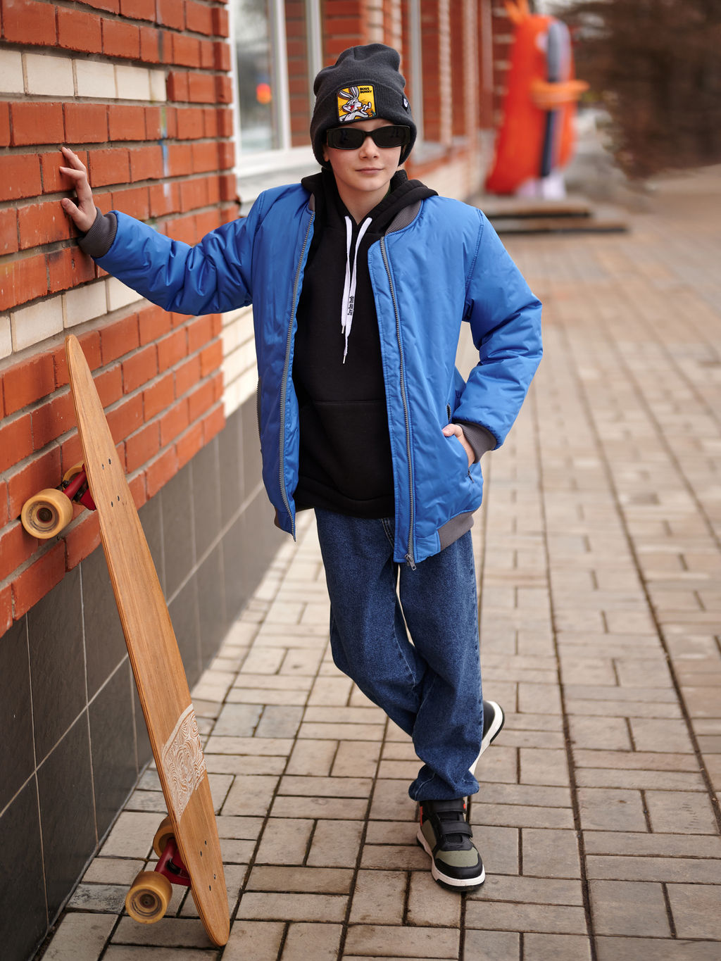 Бомбер демисезонный для мальчика Френд красный - Yollochka фото 4