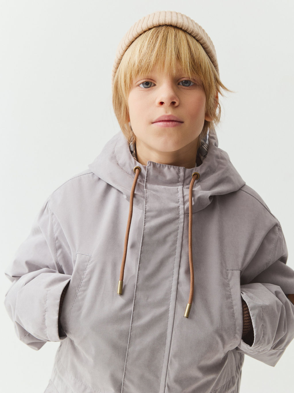 Парка демисезонная "Пепел" 7+